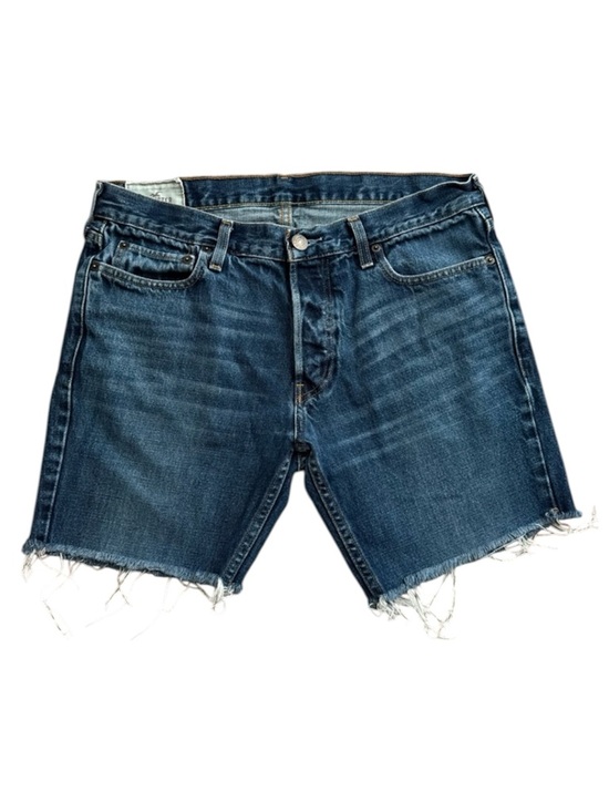 Hollister Pants - Hollister Dark Wash Denim Cutoff Shorts Raw Hem Low Rise Y2K Casual Summer